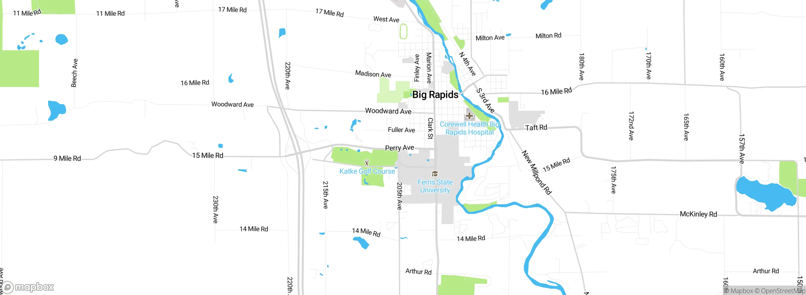 Map showing approximate location
