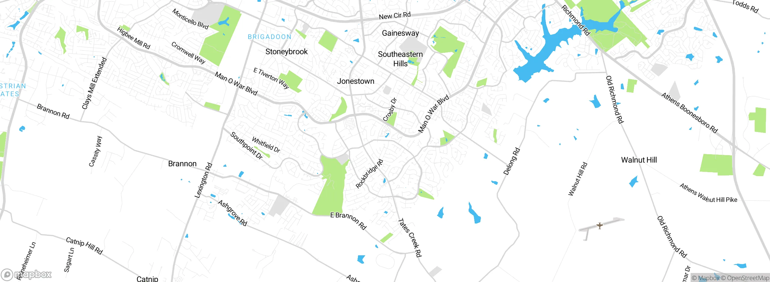 Map showing approximate location