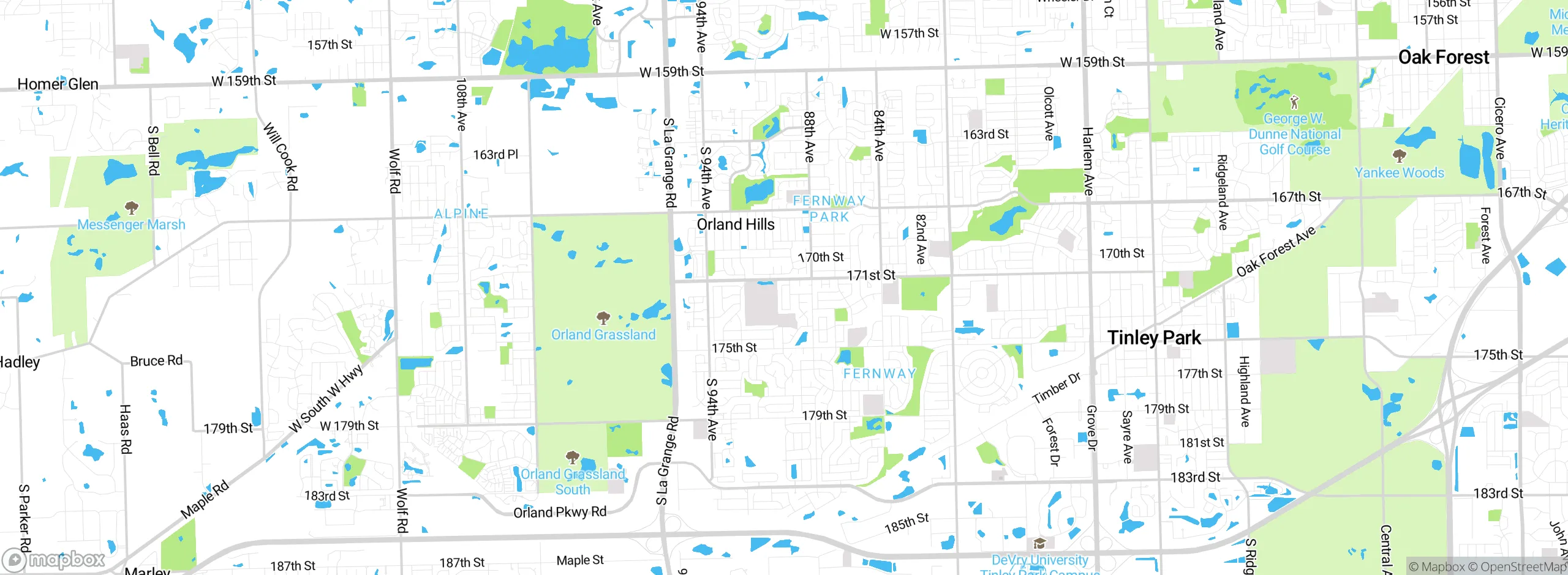 Map showing approximate location