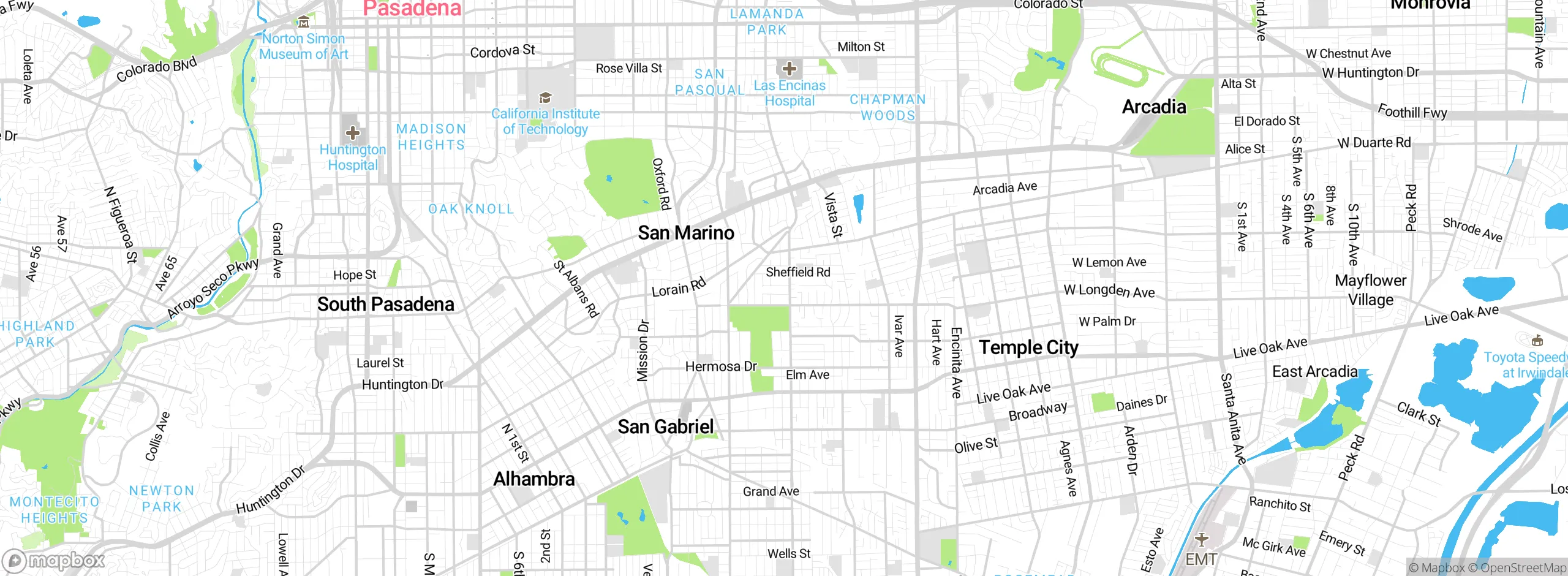 Map showing approximate location