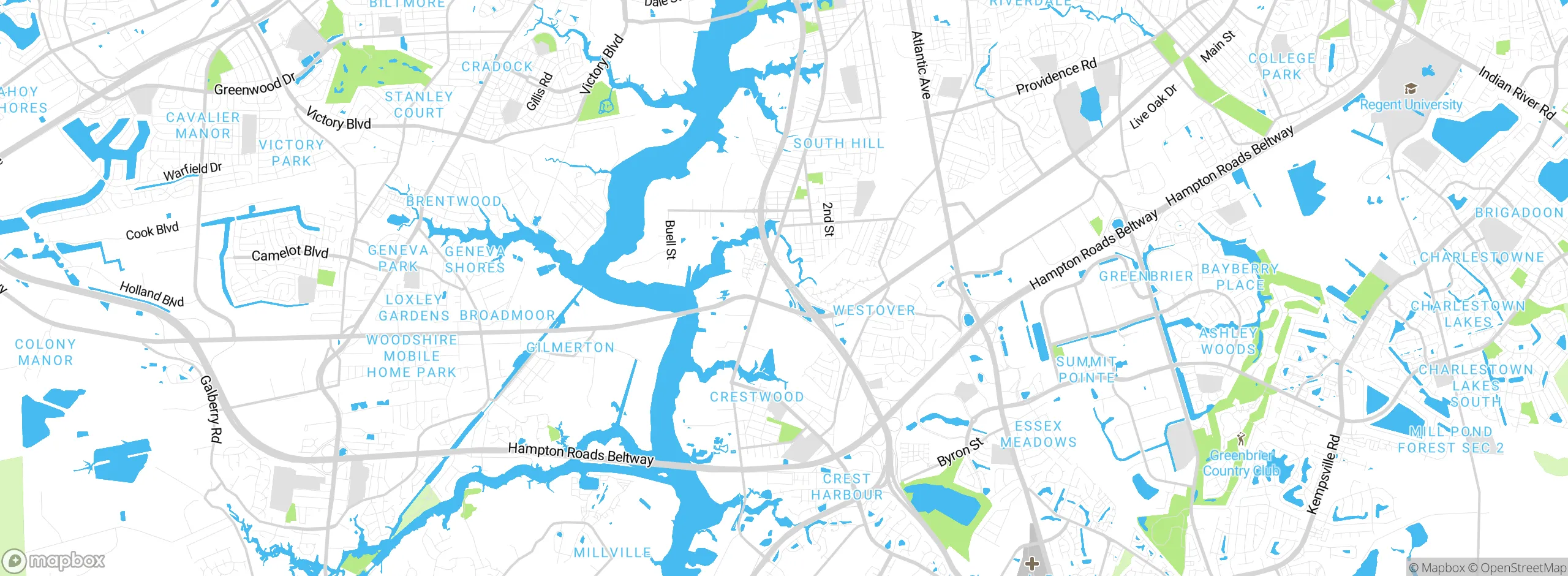 Map showing approximate location