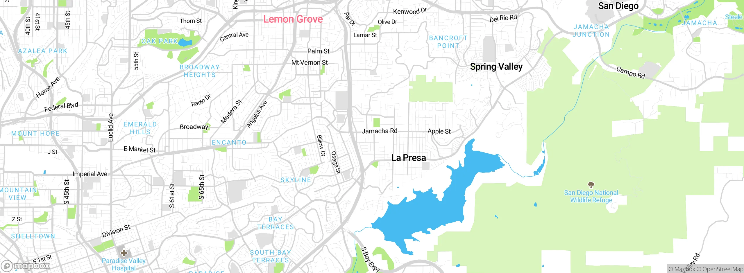 Map showing approximate location