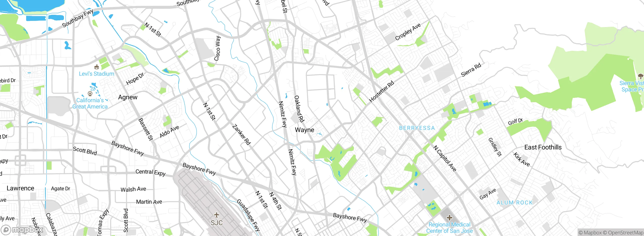 Map showing approximate location