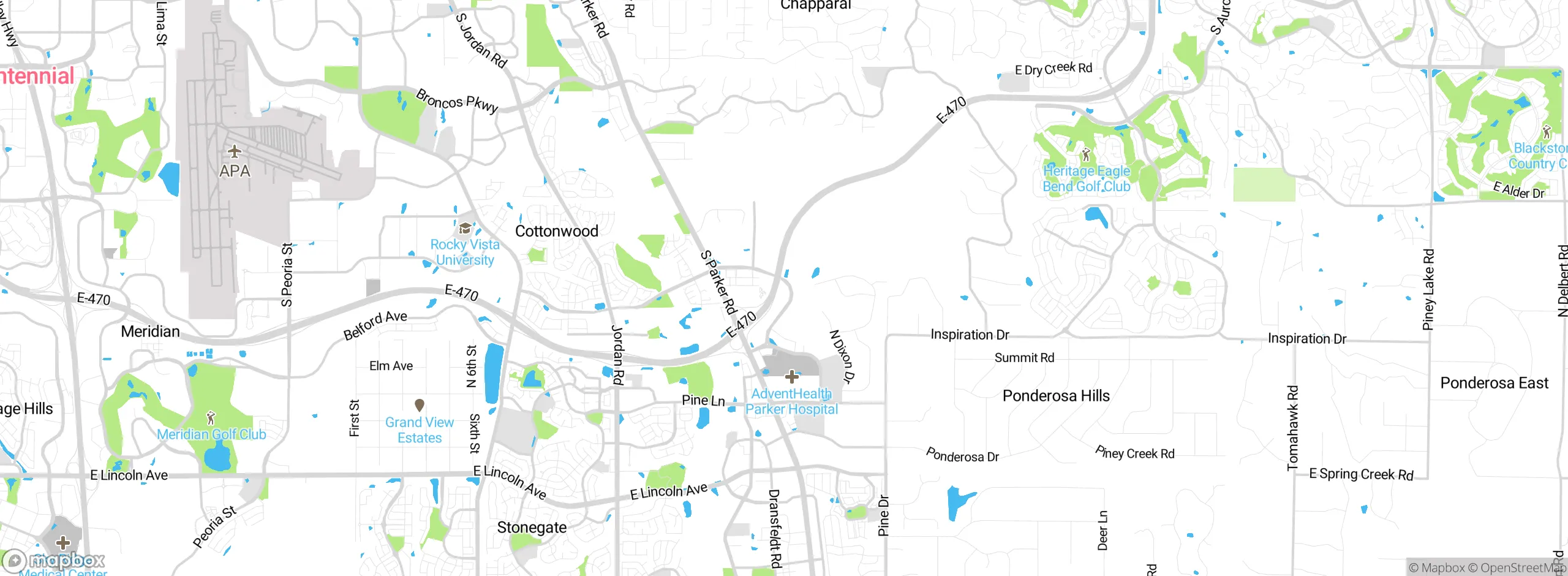 Map showing approximate location