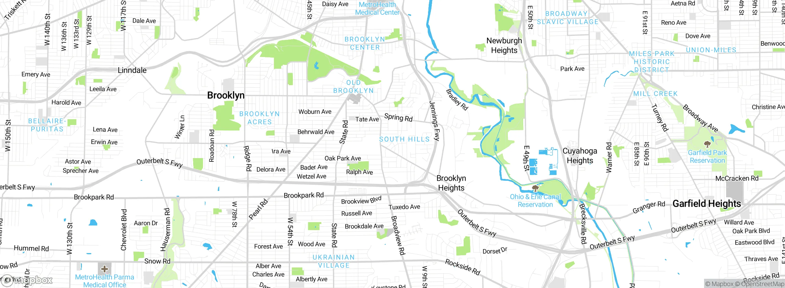 Map showing approximate location