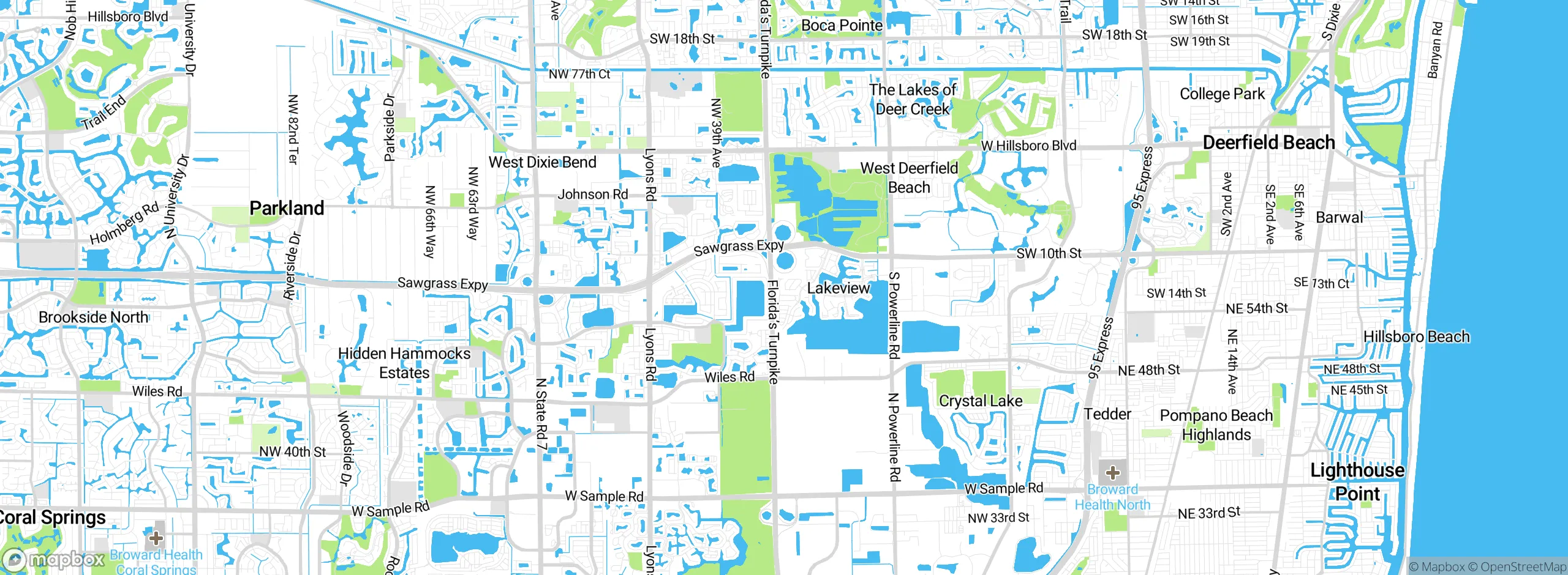 Map showing approximate location
