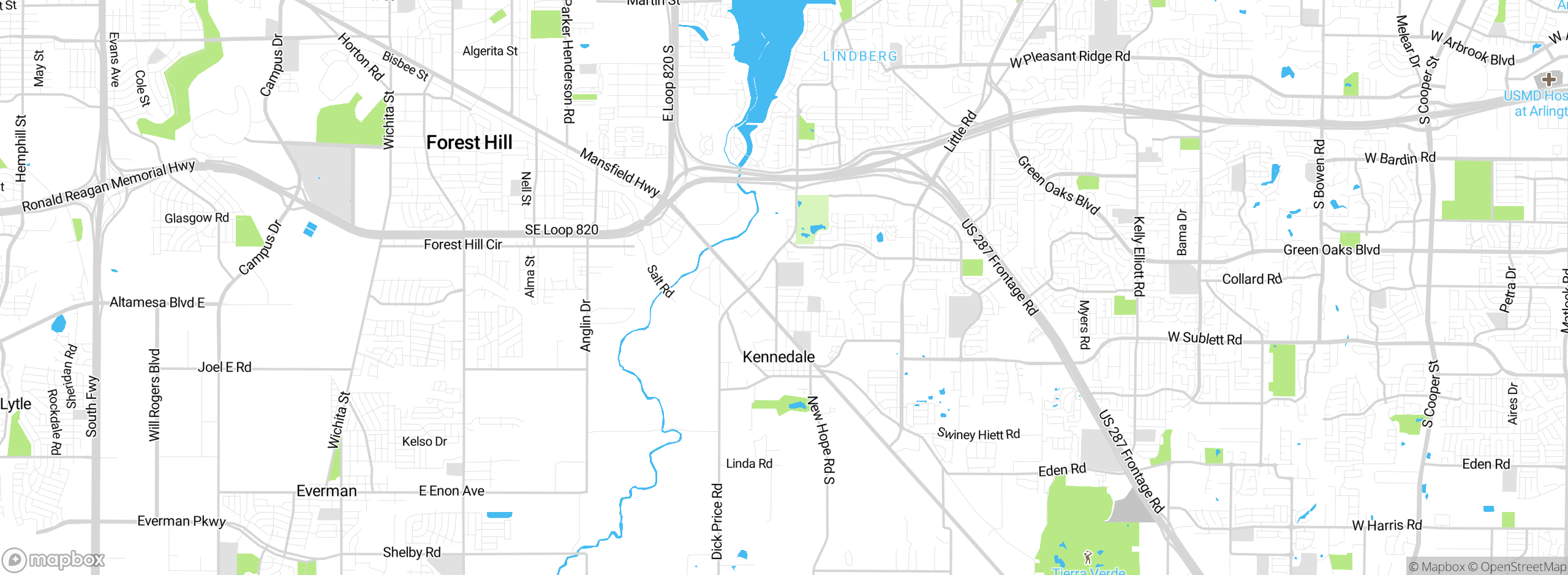 Map showing approximate location