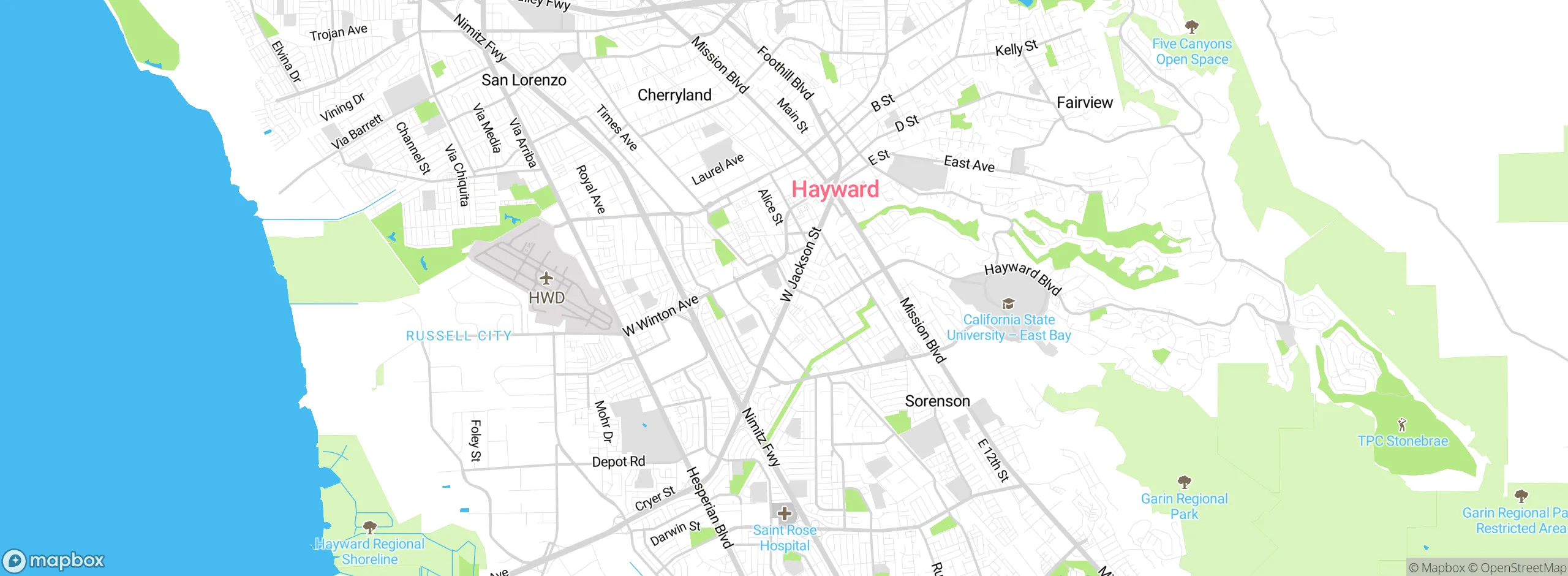 Map showing approximate location