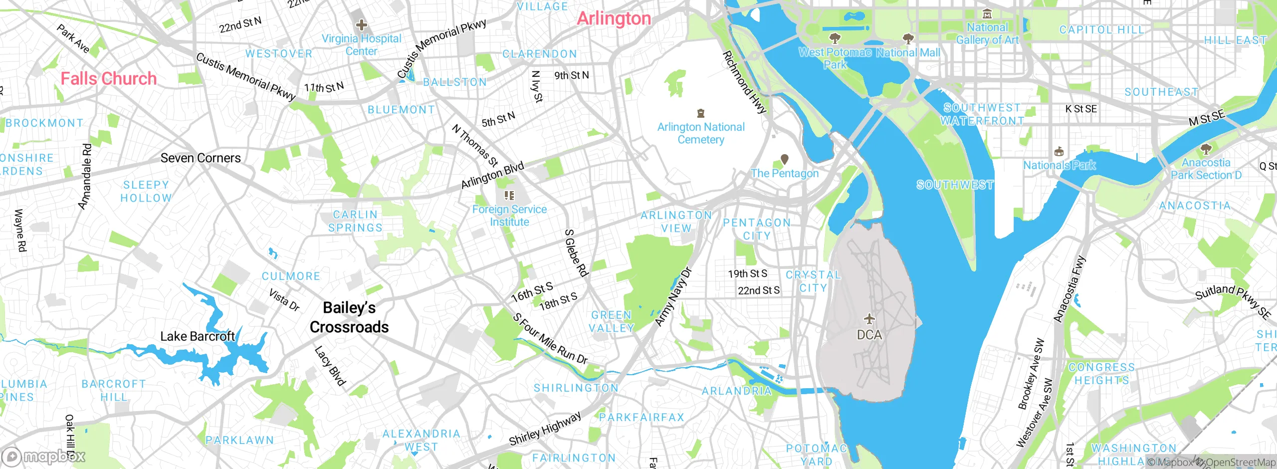 Map showing approximate location
