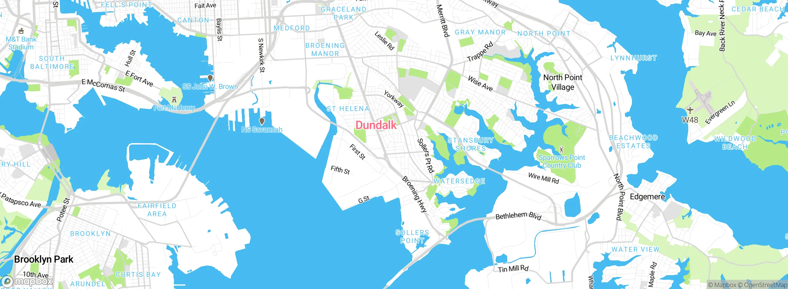 Map showing approximate location