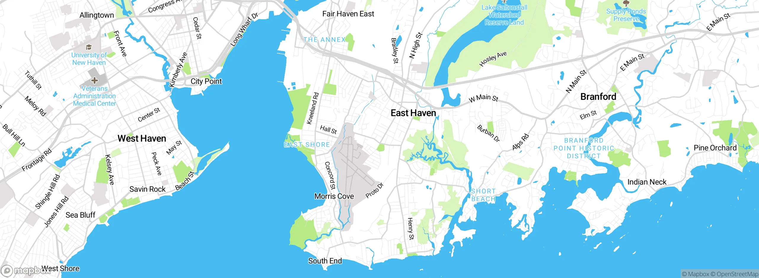 Map showing approximate location