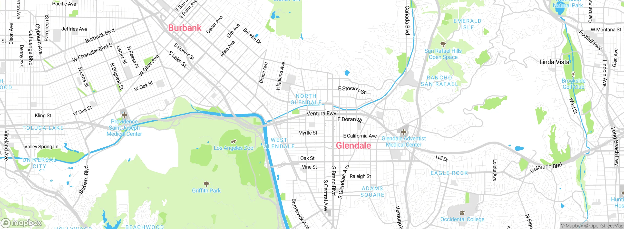 Map showing approximate location