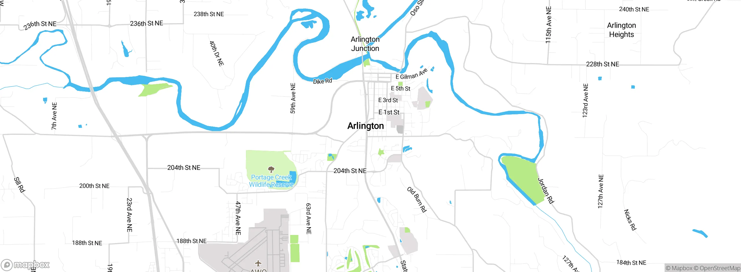 Map showing approximate location