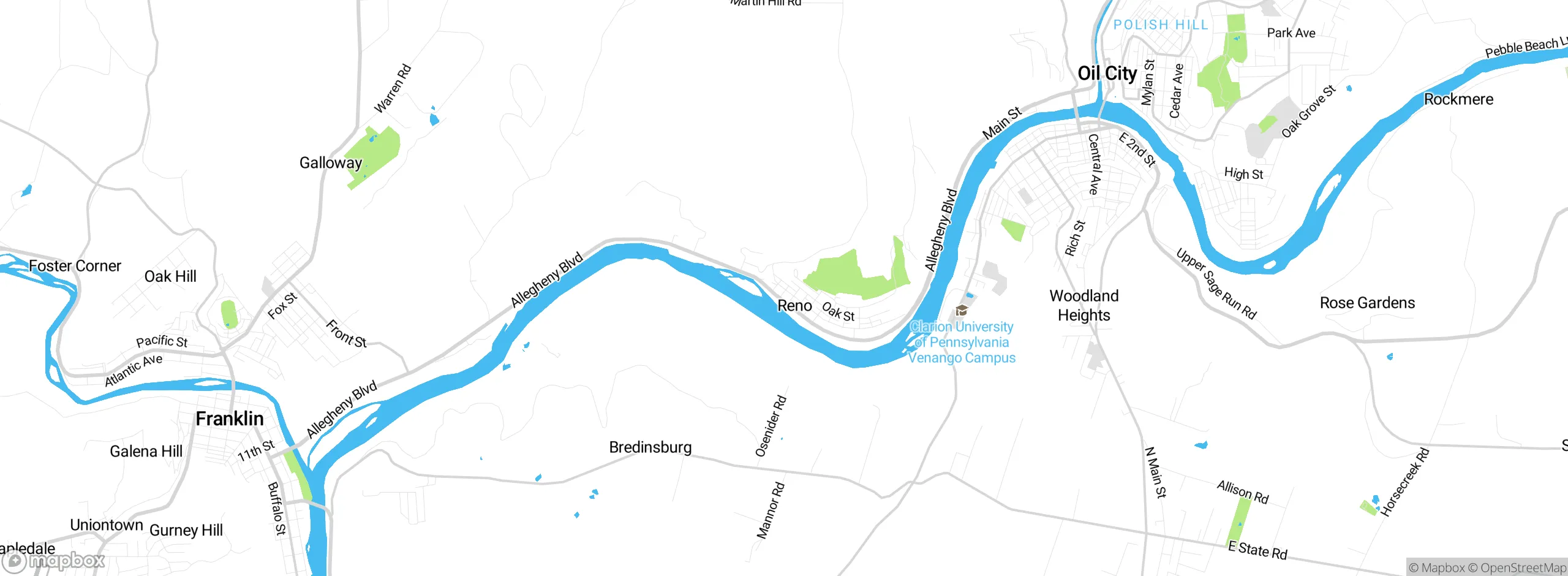 Map showing approximate location