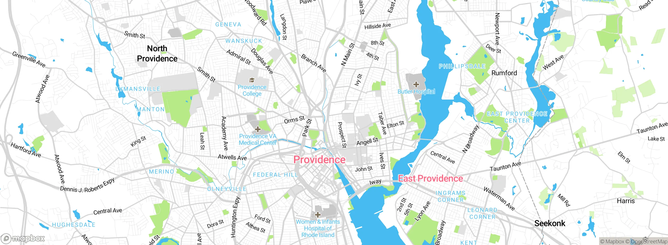Map showing approximate location