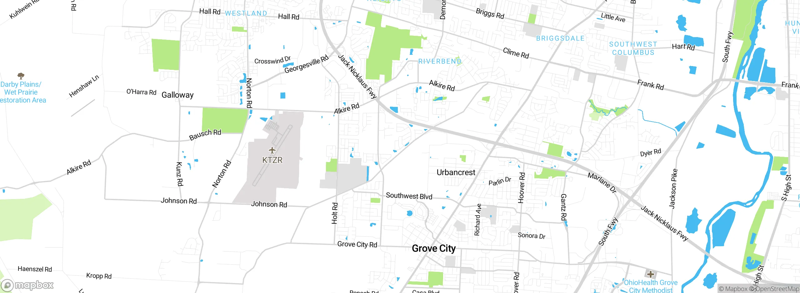 Map showing approximate location