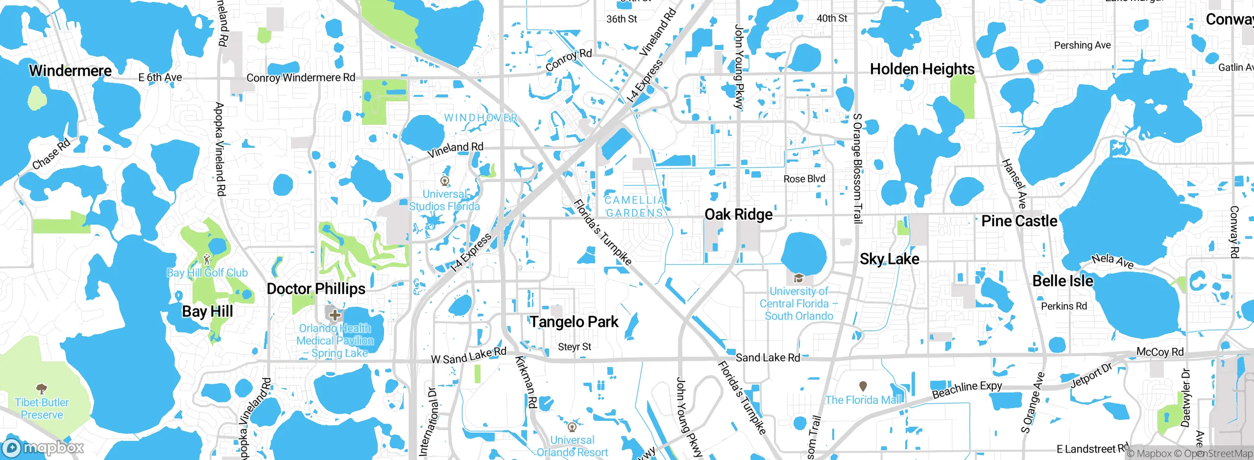 Map showing approximate location