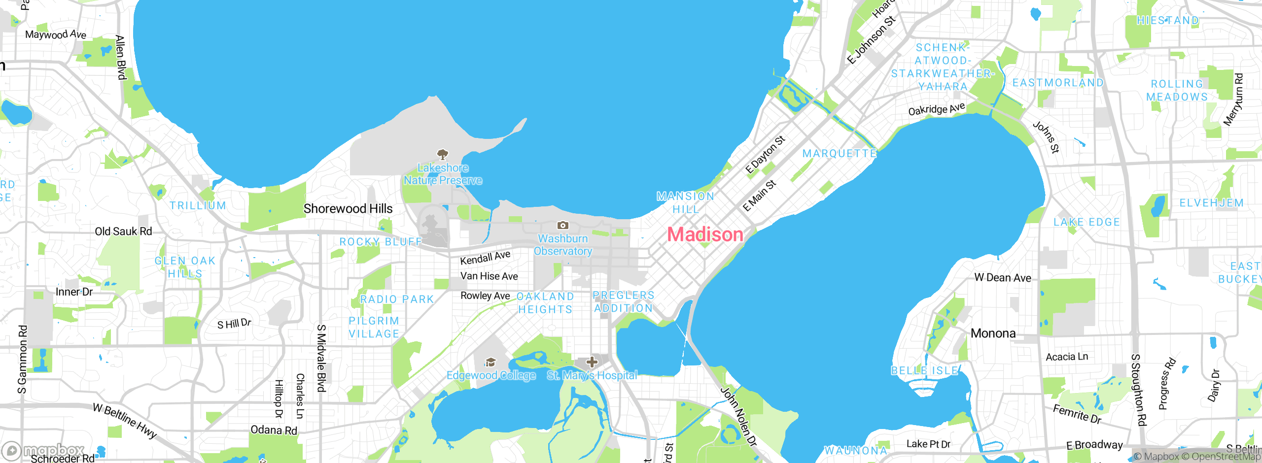 Map showing approximate location