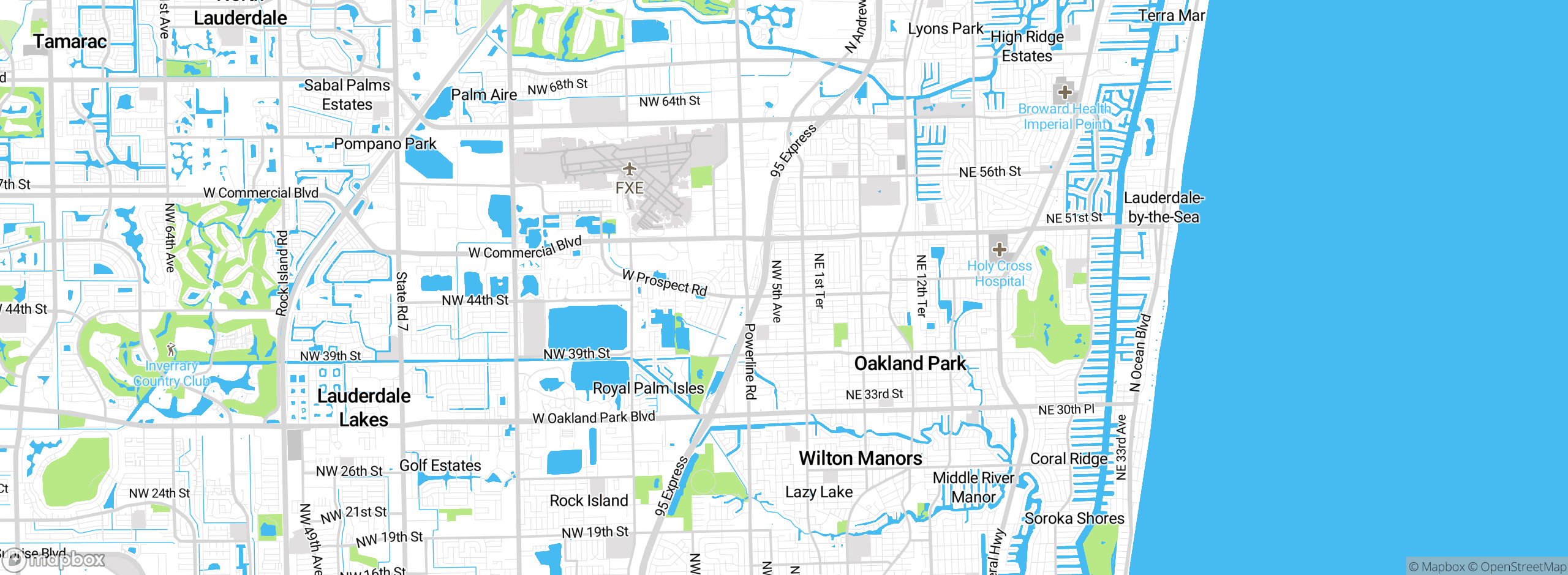 Map showing approximate location