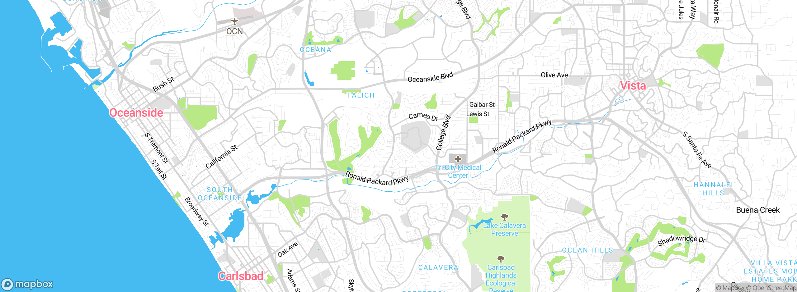Map showing approximate location