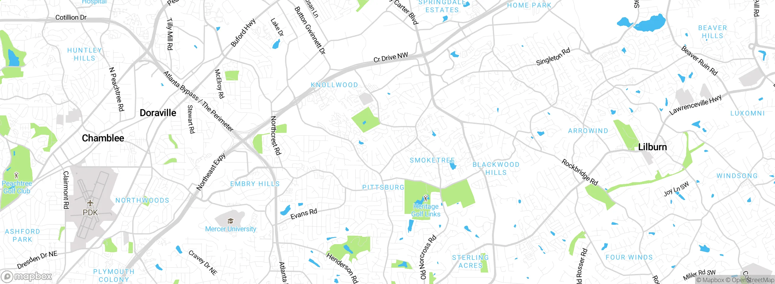 Map showing approximate location