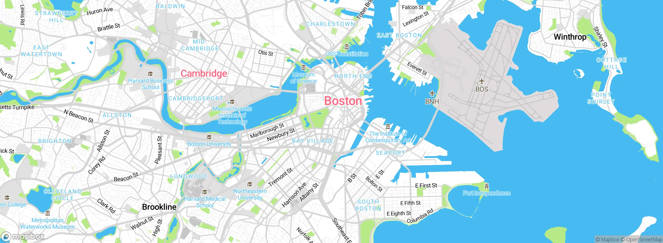 Map showing approximate location