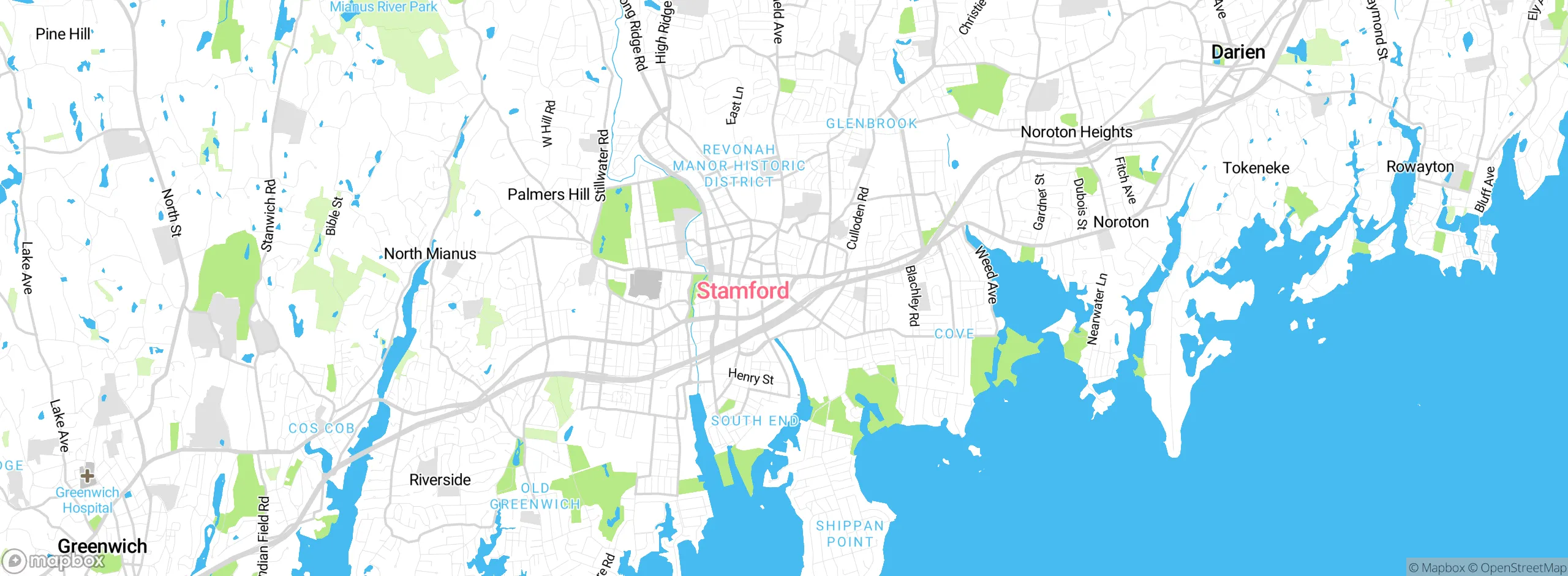 Map showing approximate location