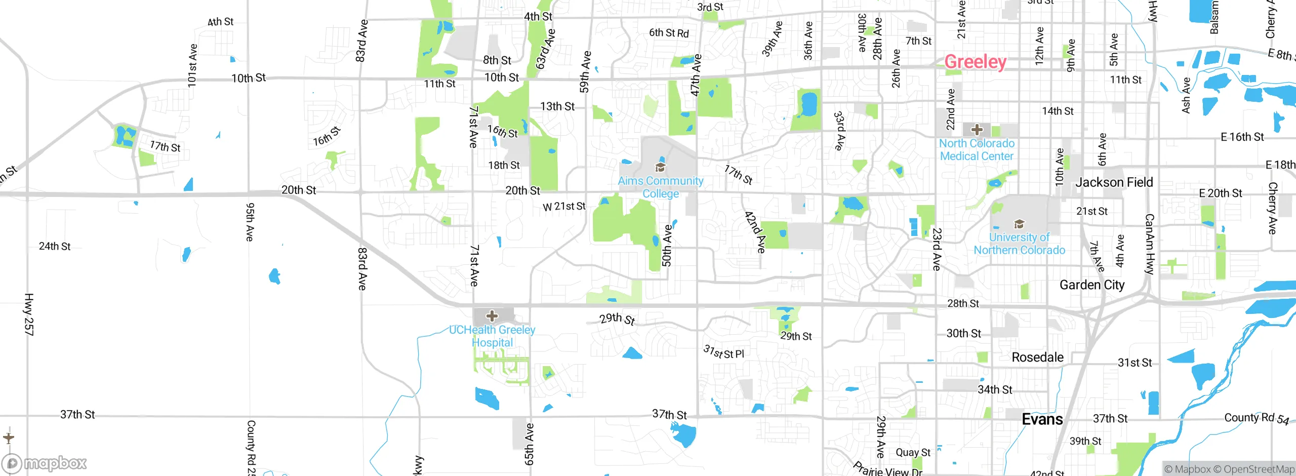 Map showing approximate location