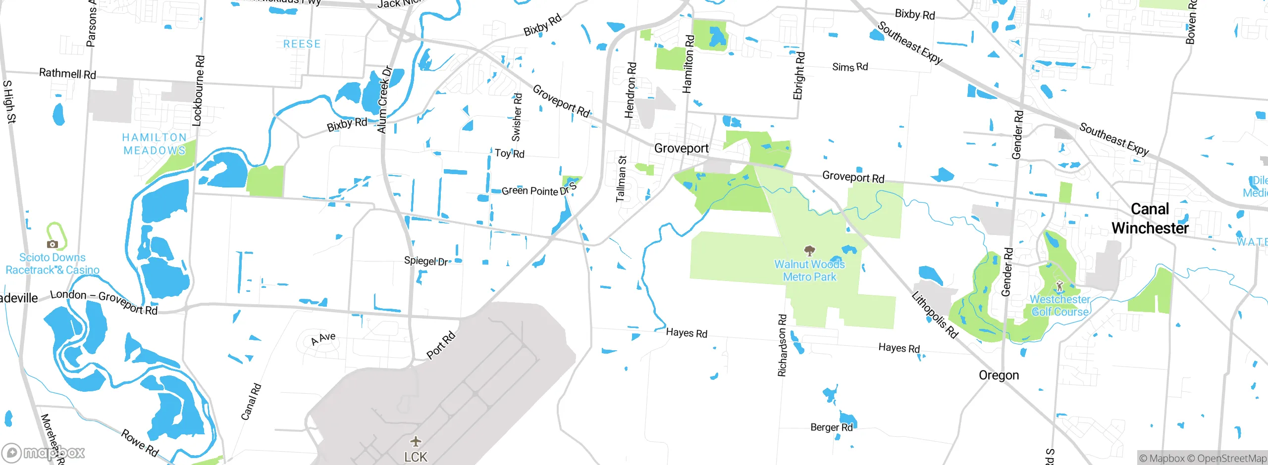 Map showing approximate location