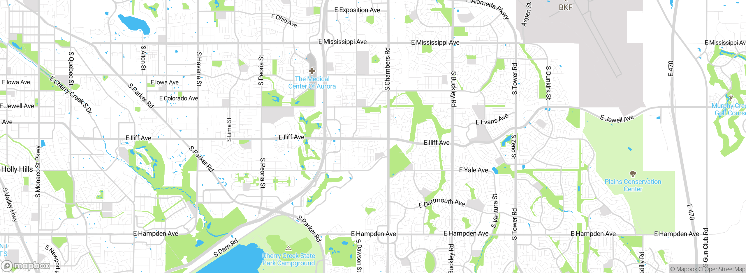 Map showing approximate location