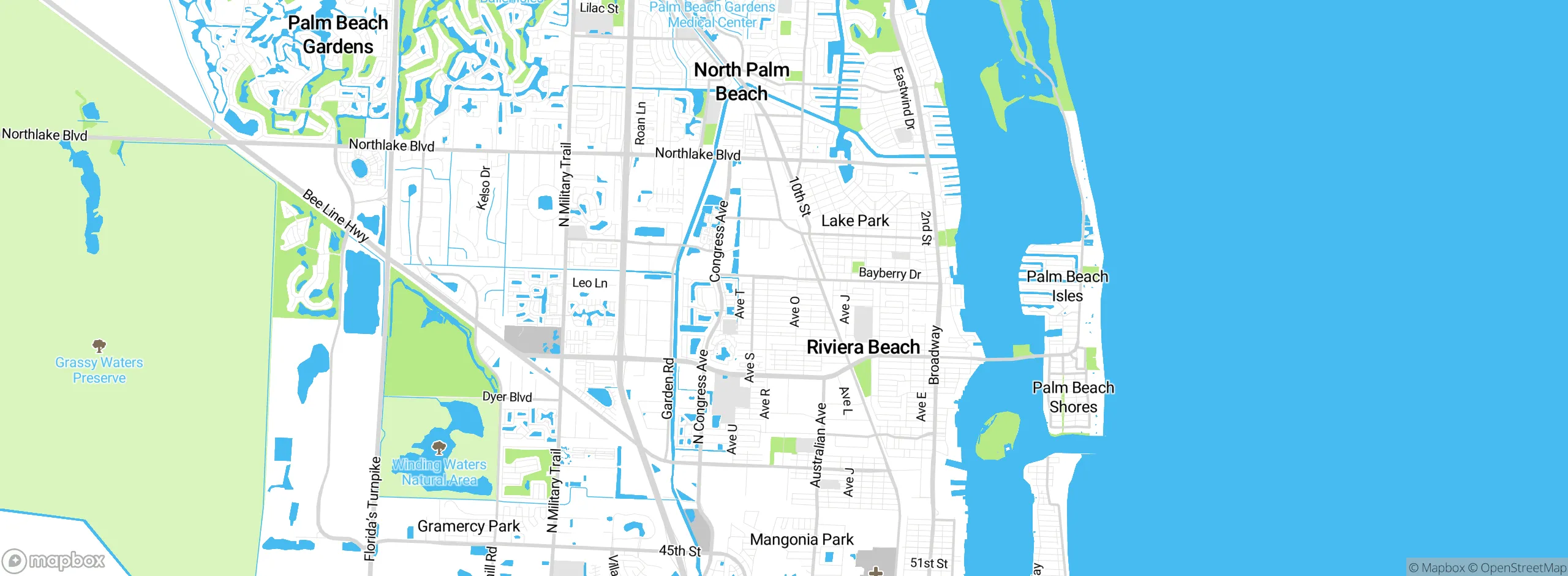Map showing approximate location