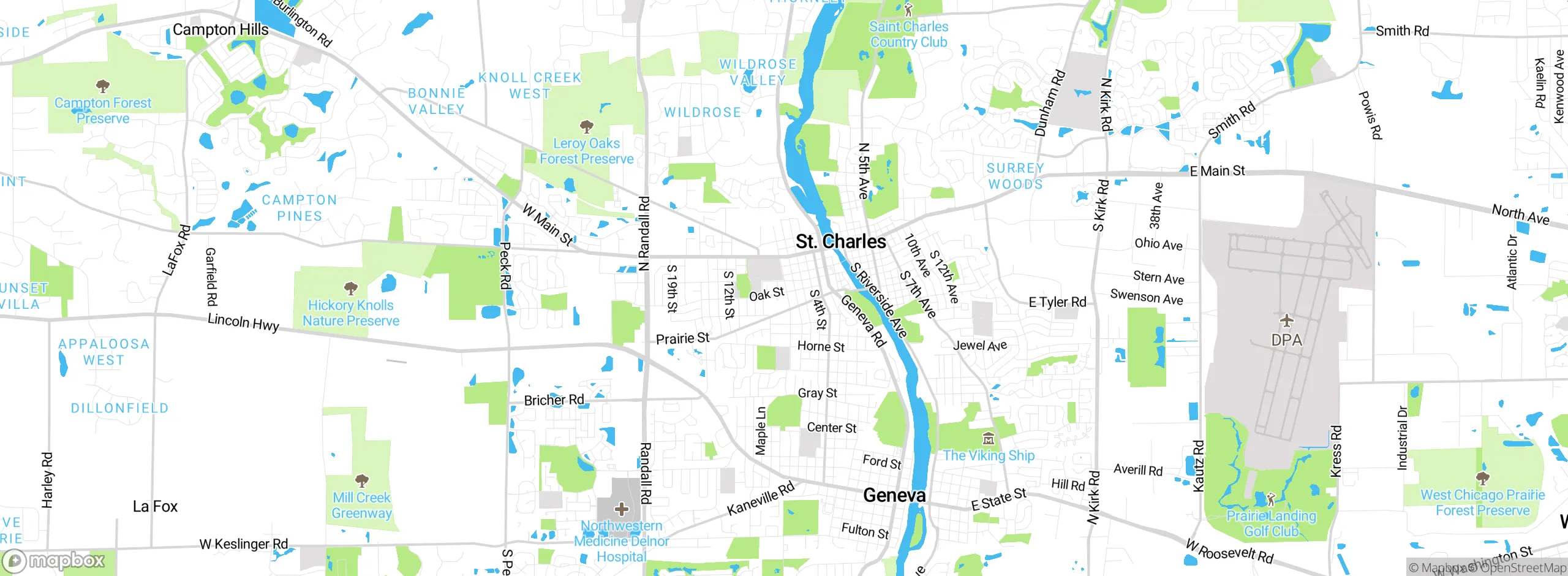 Map showing approximate location