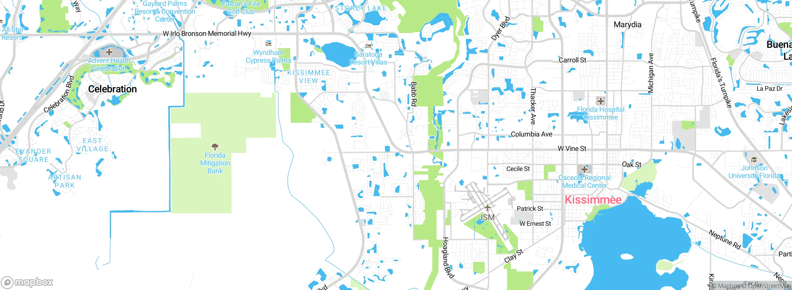 Map showing approximate location