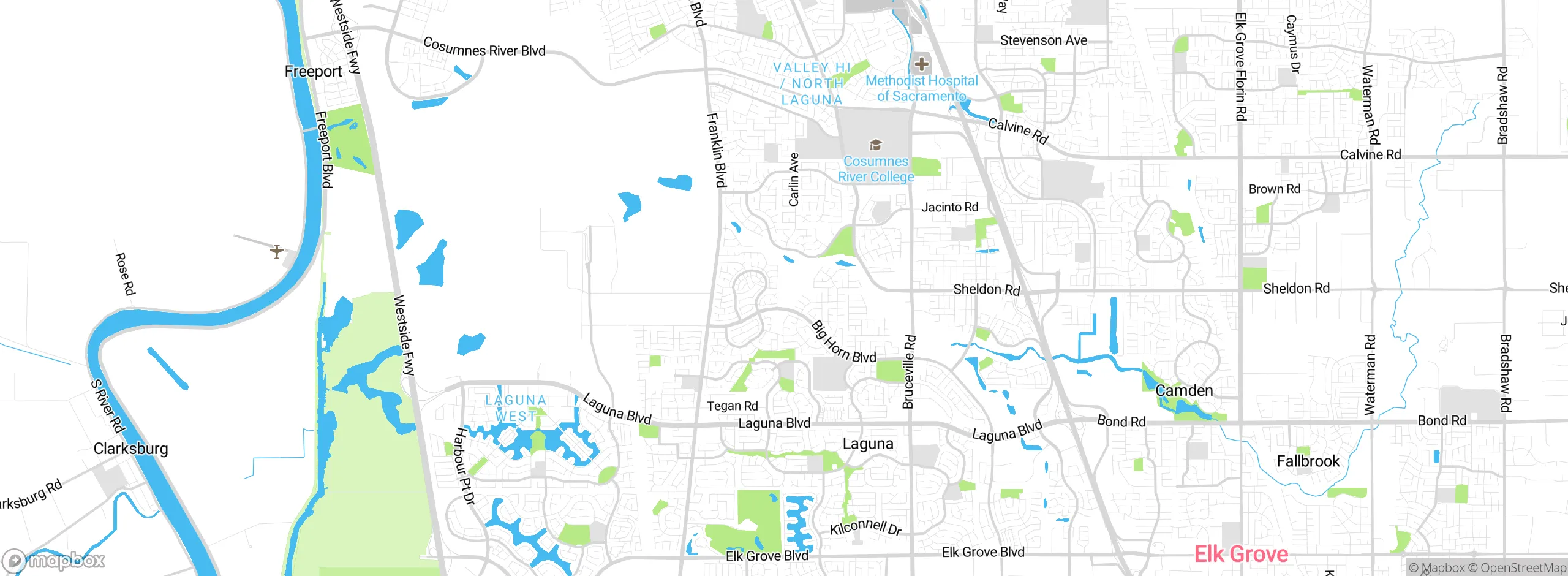Map showing approximate location