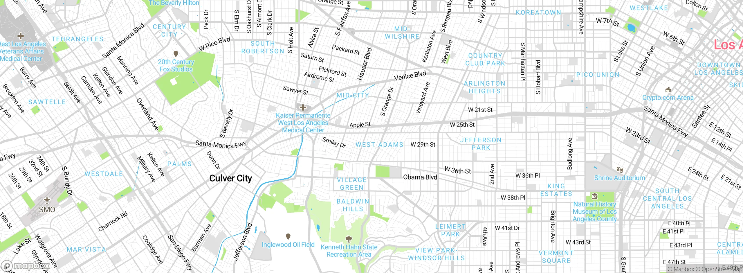 Map showing approximate location