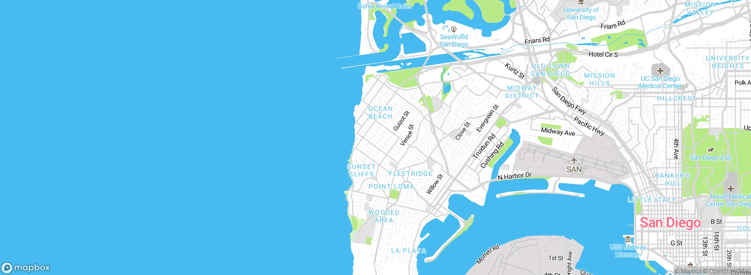 Map showing approximate location