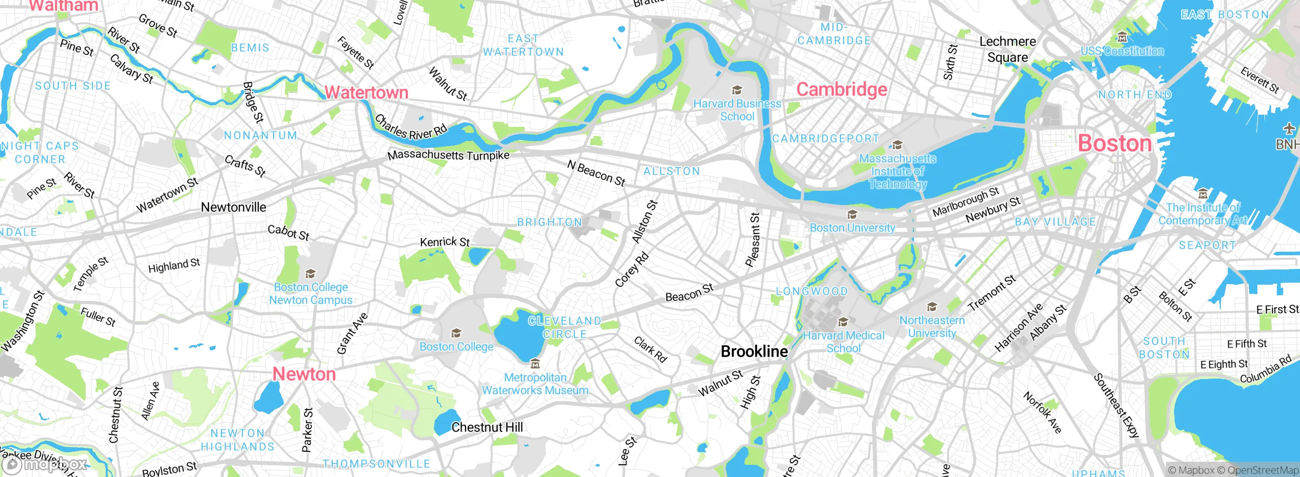Map showing approximate location