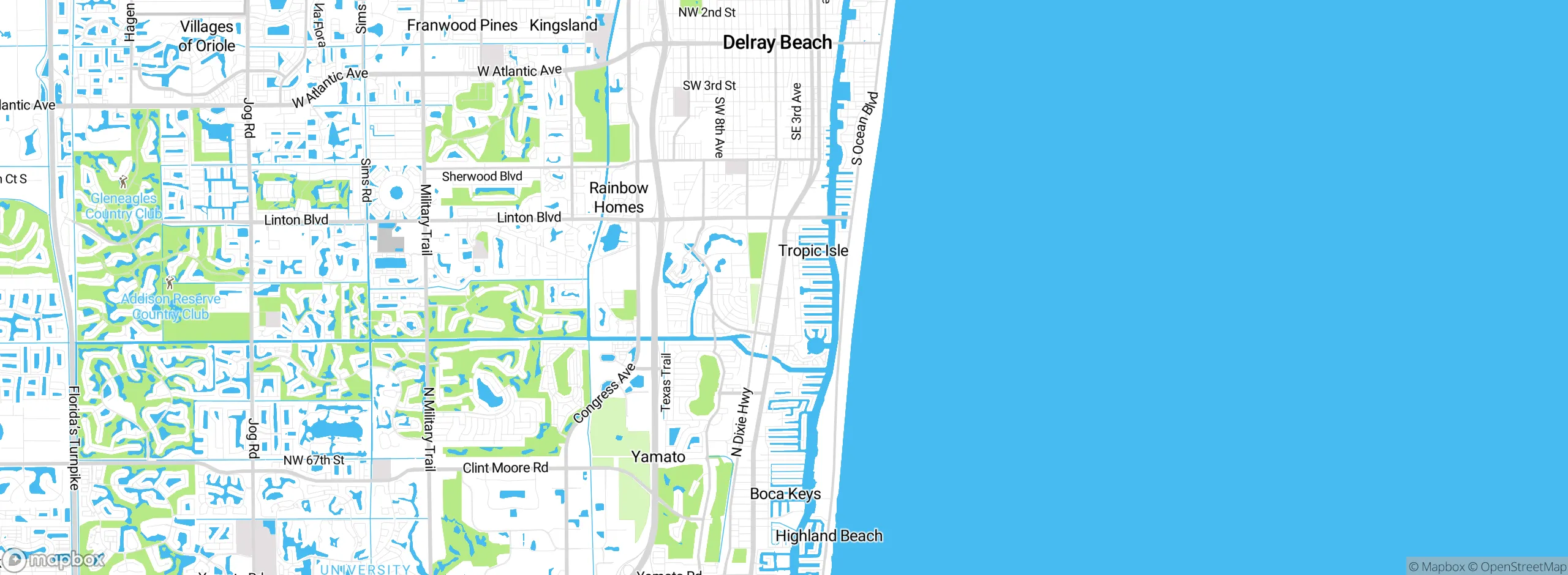 Map showing approximate location