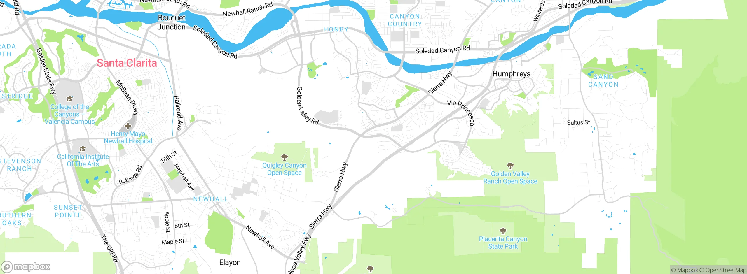 Map showing approximate location