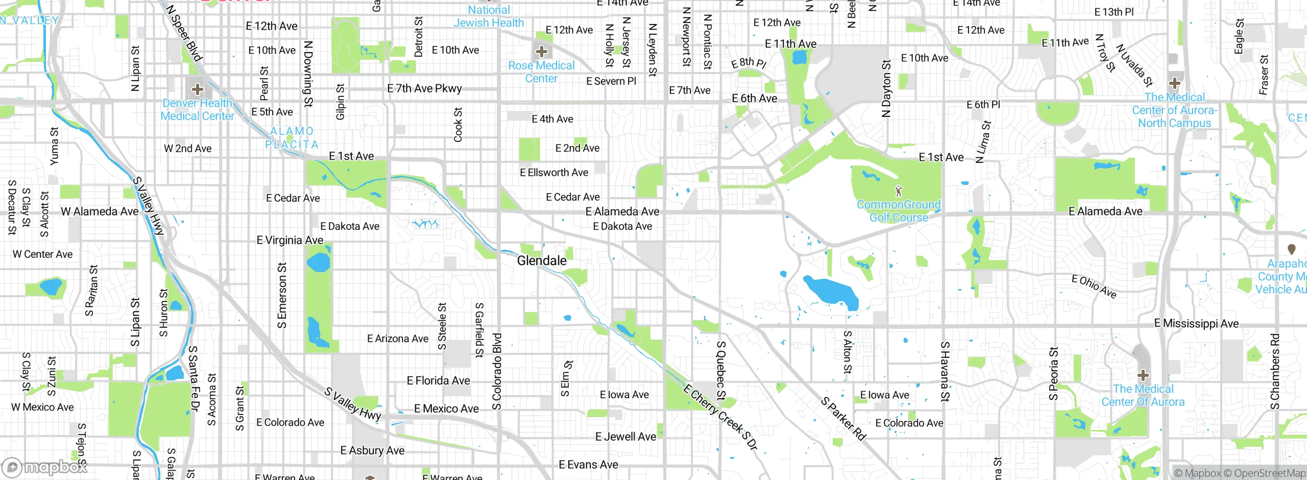 Map showing approximate location