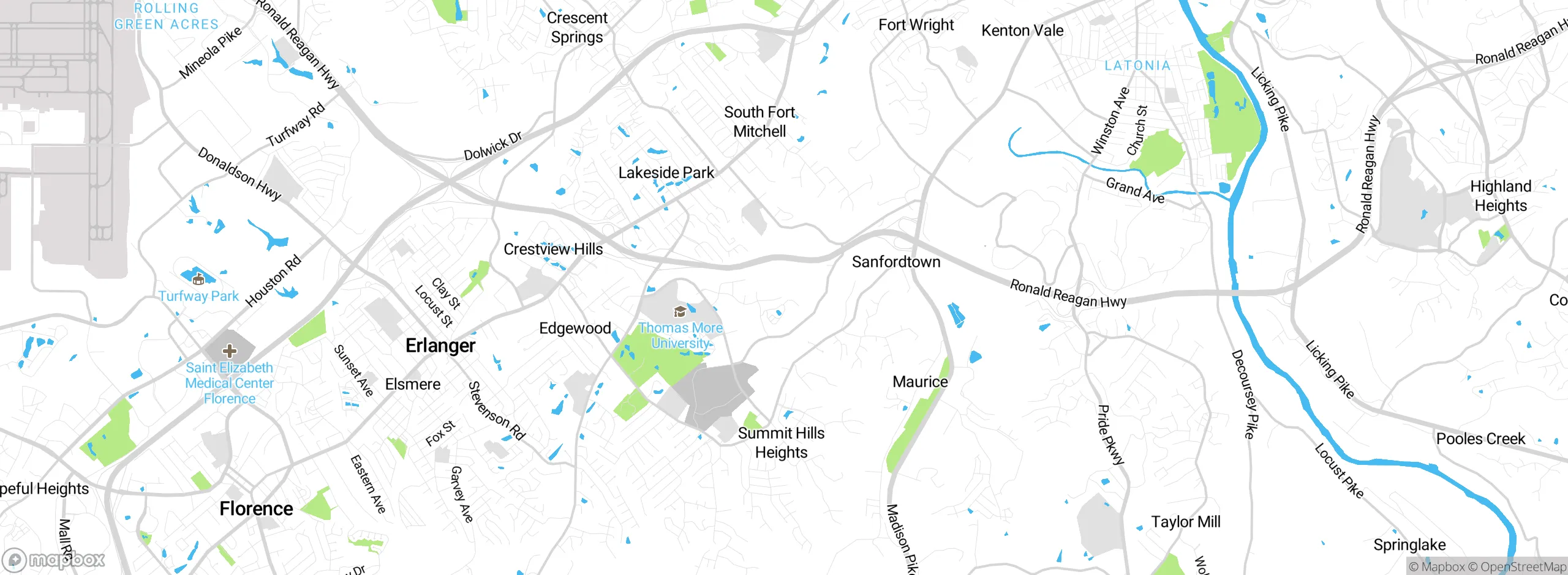 Map showing approximate location