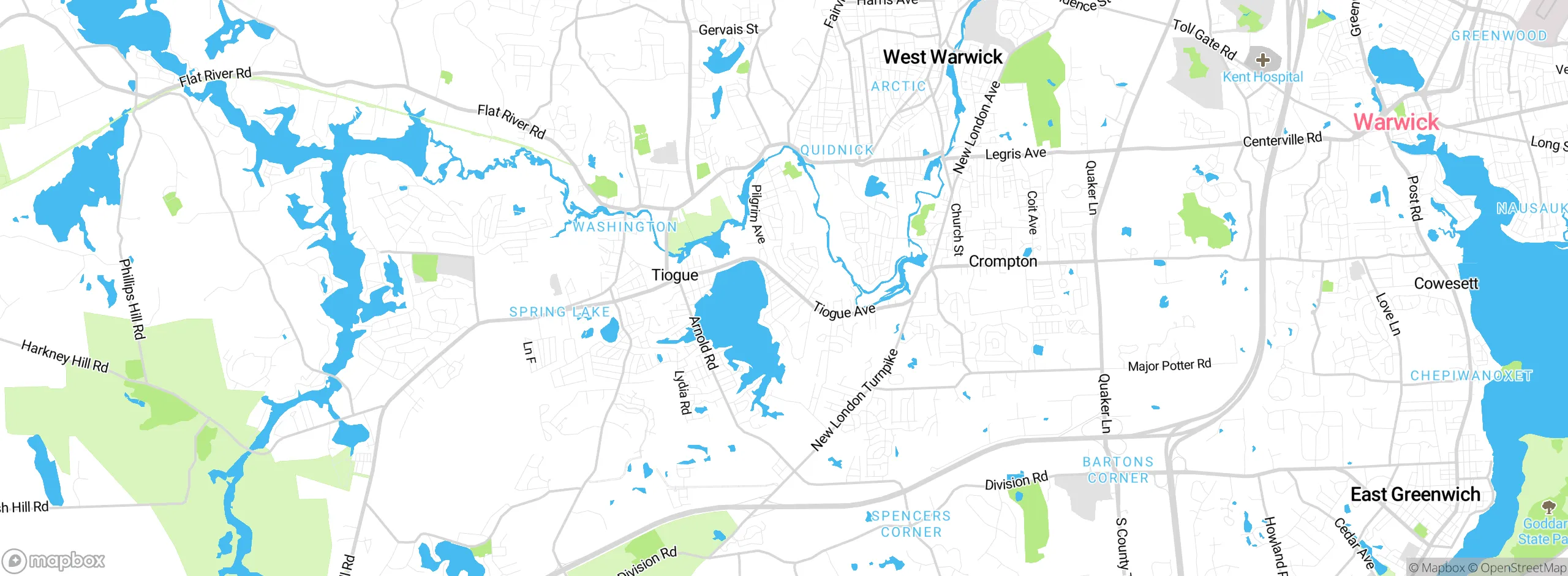 Map showing approximate location