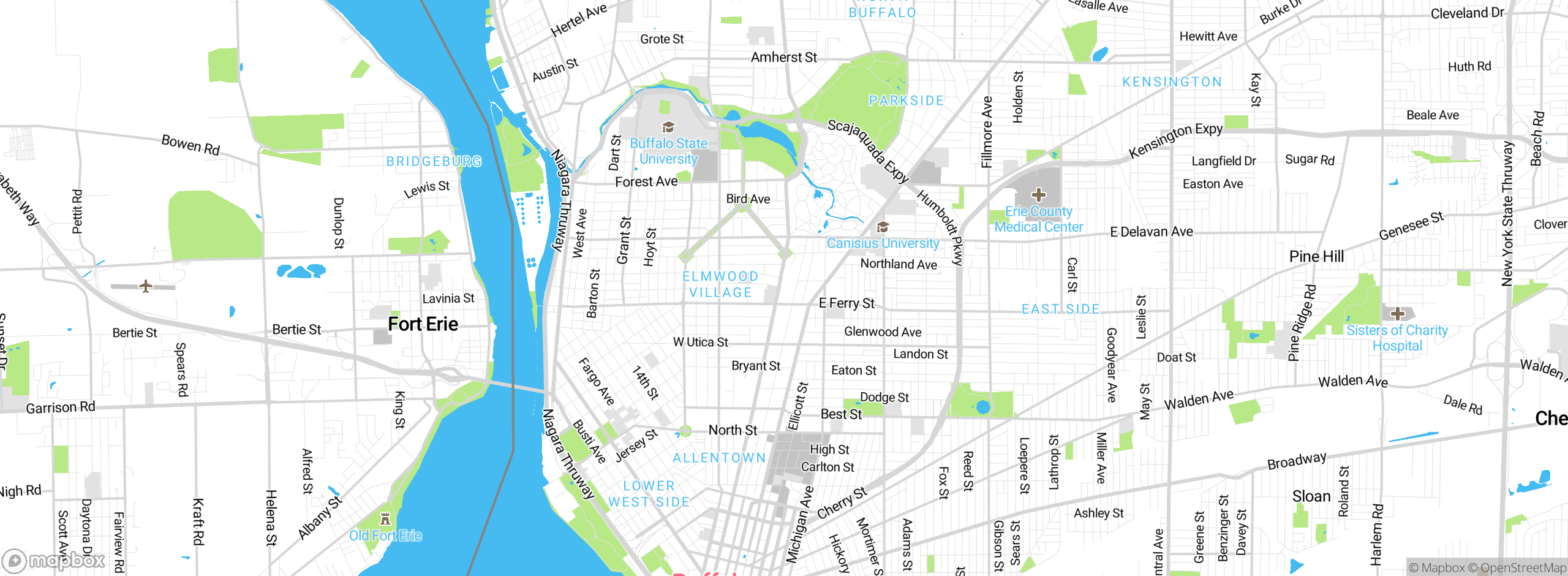 Map showing approximate location