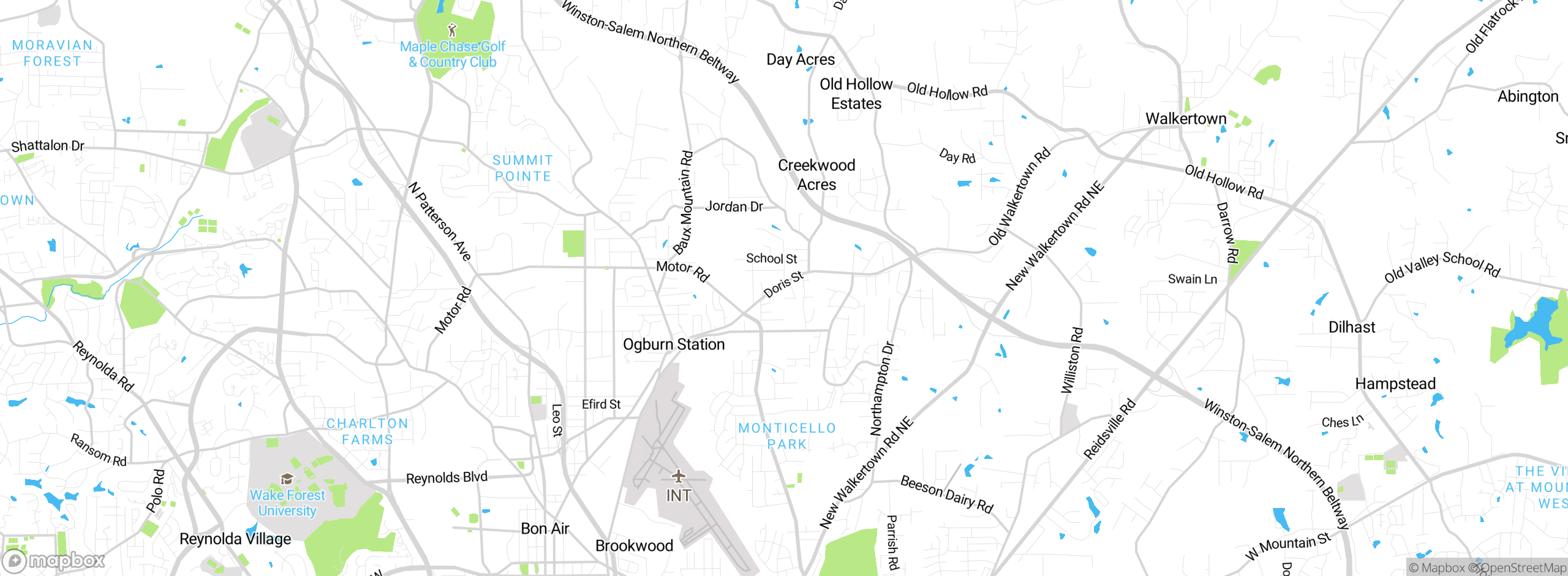 Map showing approximate location