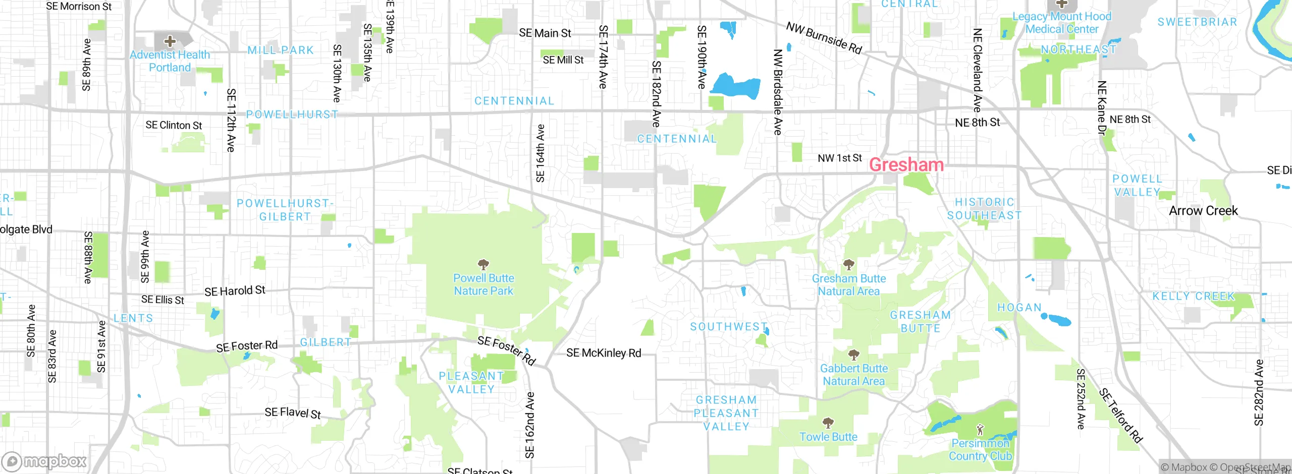 Map showing approximate location