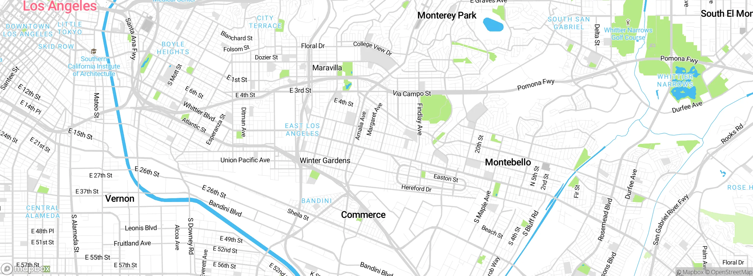 Map showing approximate location