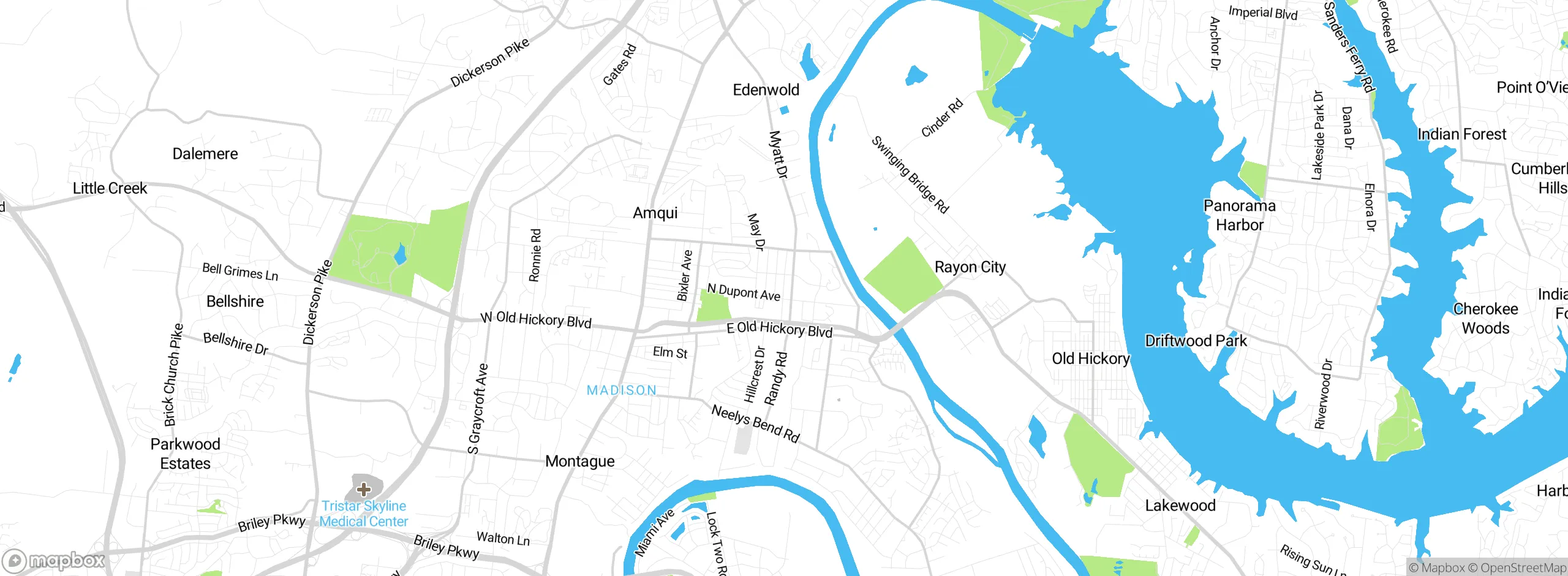 Map showing approximate location