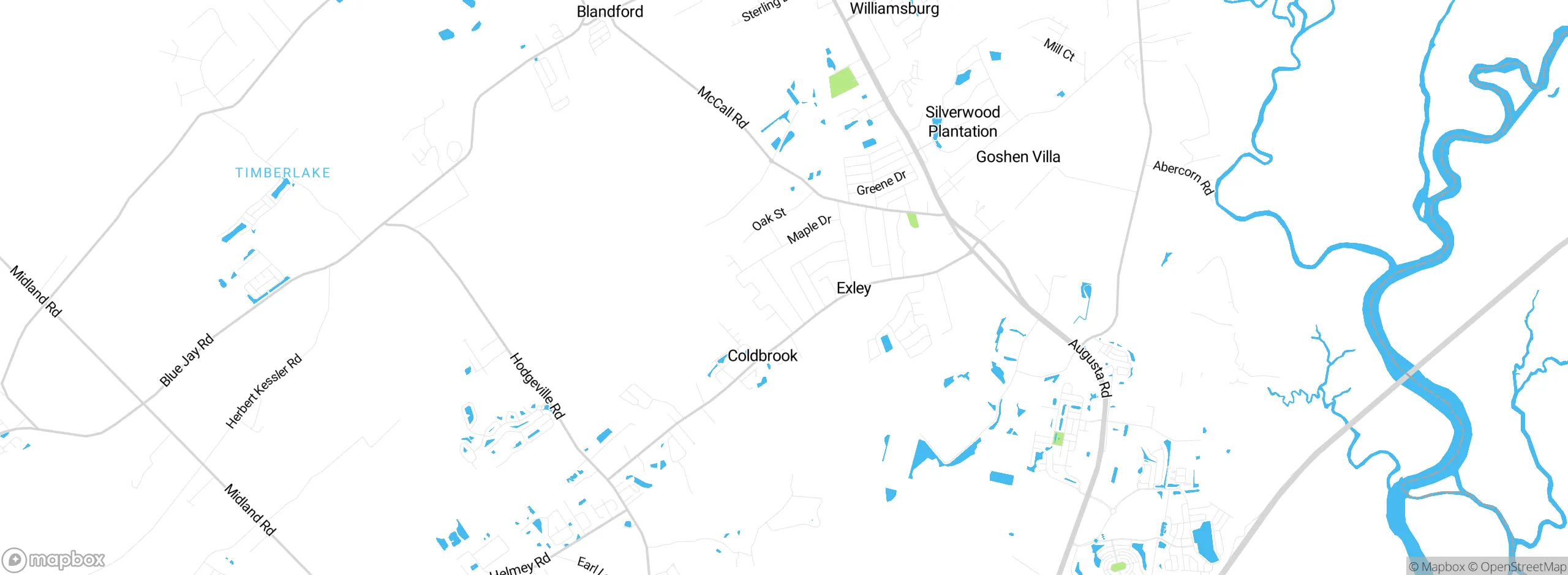 Map showing approximate location