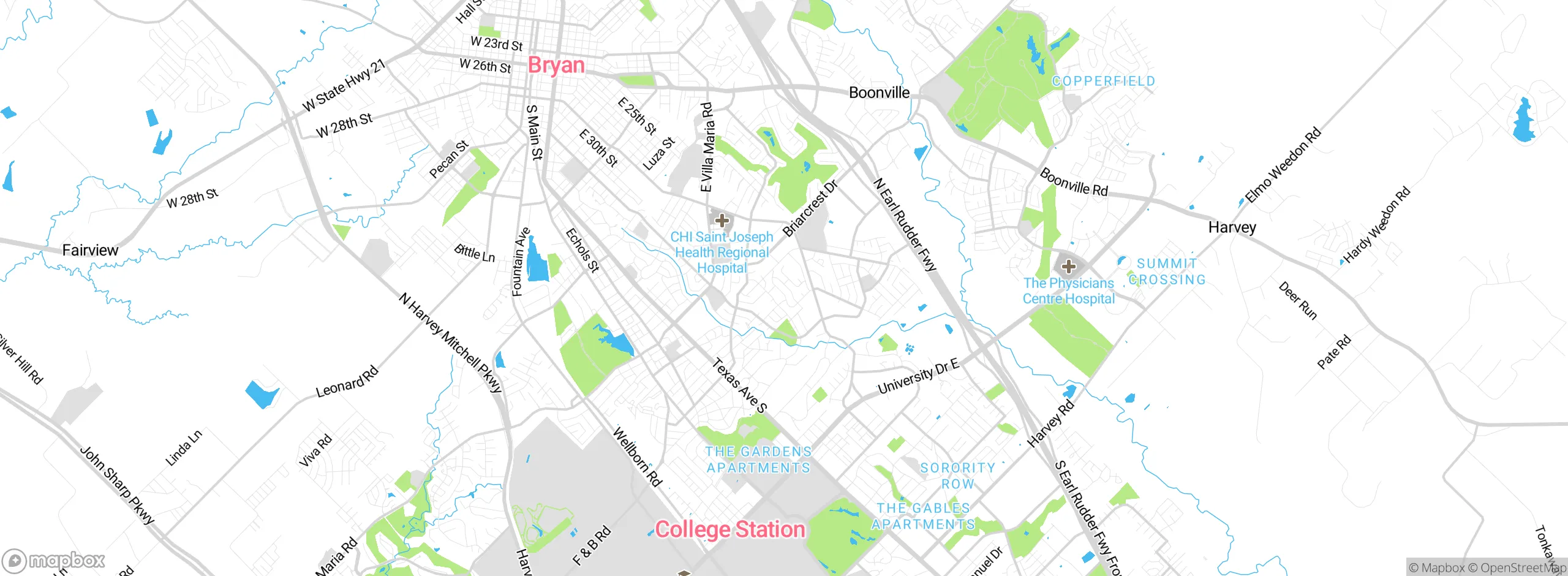 Map showing approximate location