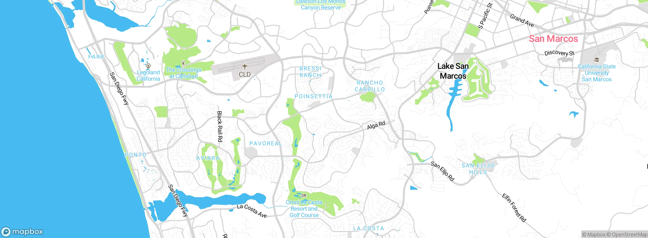 Map showing approximate location